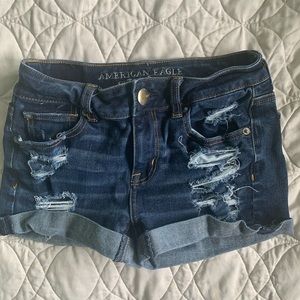 American Eagle distressed shorts